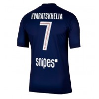 Paris Saint-Germain Khvicha Kvaratskhelia #7 Hjemmebanetrøje 2025-26 Kortærmet